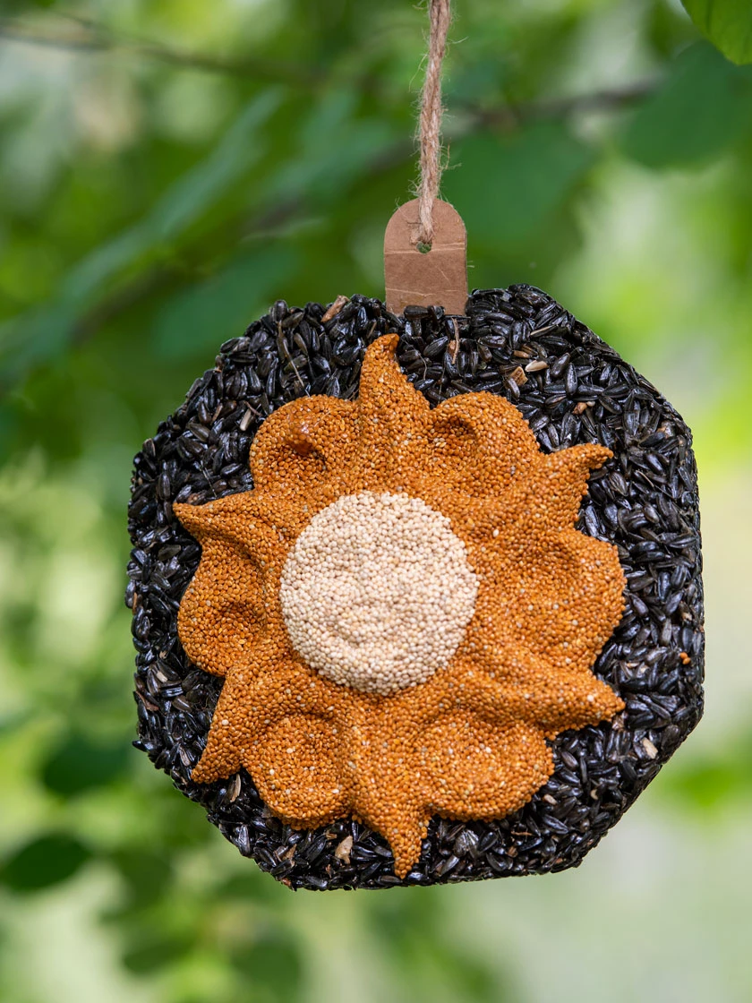 Sunface Birdseed Wreath 1 Sunface Birdseed Wreath