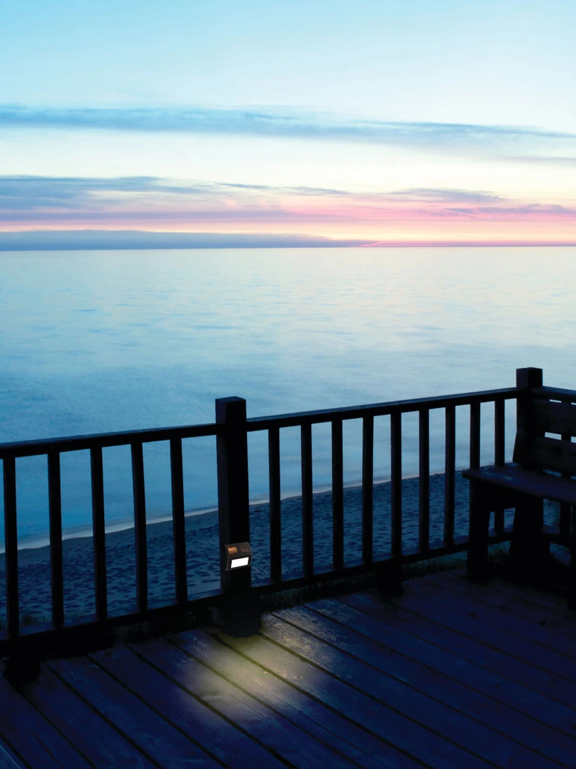 MAXSA® Solar-Powered Metal Deck Light, Set Of 4 1 MAXSA® Solar-Powered Metal Deck Light, Set Of 4