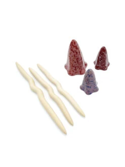 Potting Shed Tinkling Toadstool Sculptures, Set Of 3 -Garden Supply Store 8611730 spr 09v