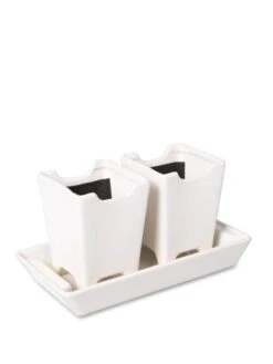 Stoneware Self-Watering Windowsill Planters, Set Of 2 -Garden Supply Store 8611890 5658 tif