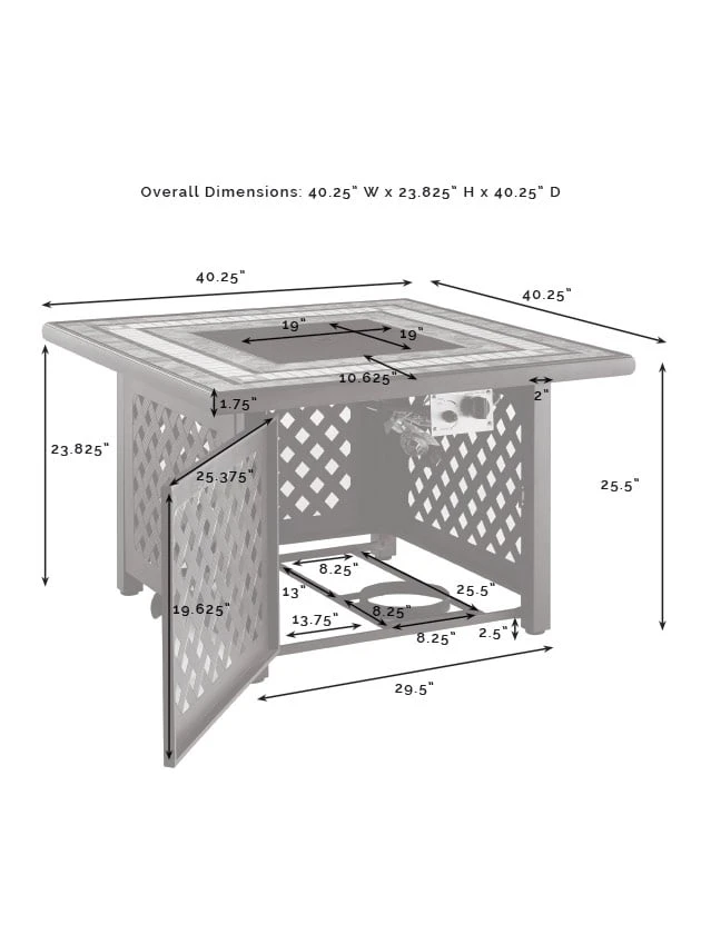 Crosley Tucson Fire Table 8 Crosley Tucson Fire Table - Image 8