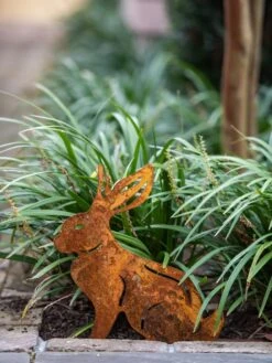 Corten Steel Animal Garden Stakes -Garden Supply Store 8612060 076 tif