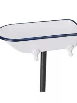 White Enamel Bathtub Birdbath 9 White Enamel Bathtub Birdbath -Garden Supply Store 8612266 04V jpeg
