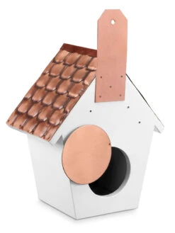 Classic Cottage Bird House With Copper Roof -Garden Supply Store 8612273 02v