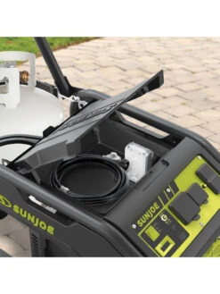 Sun Joe® 4,100/3,300-Running Watt Propane Powered Portable Generator W/24VBattery Starter -Garden Supply Store 8612525 05v