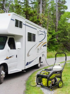 Sun Joe® 4,100/3,300-Running Watt Propane Powered Portable Generator W/24VBattery Starter -Garden Supply Store 8612525 07v