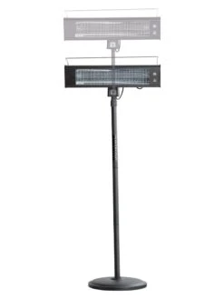 Sun Joe® 1500W Elec. Infrared OD Patio Heater, Adjust Ht. Range, W/Wall Bracket & Cover -Garden Supply Store 8612532 05v