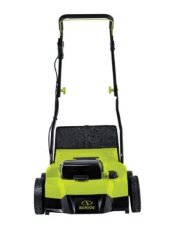 Sun Joe® 48V ION+ Cordless 15-Inch 5-Position Walk-Behind Lawn Dethatcher -Garden Supply Store 8612541 08v