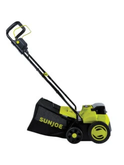 Sun Joe® 48V ION+ Cordless 15-Inch 5-Position Walk-Behind Lawn Dethatcher -Garden Supply Store 8612541 09v