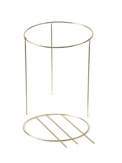 Brass Plated Grow Throughs, Set Of 2 -Garden Supply Store 8612662 188