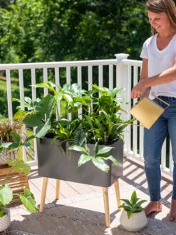 Ava Self-Watering Rectangular Planter -Garden Supply Store 8612691 0011 1