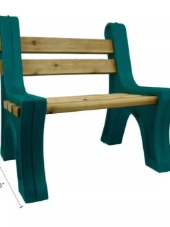 Custom Length Lightweight Indoor Or Outdoor Bench Ends -Garden Supply Store 8612857GR 03V tif