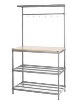 MeshWorks © Potting Bench -Garden Supply Store 8613015 14v meshworks potting bench silver
