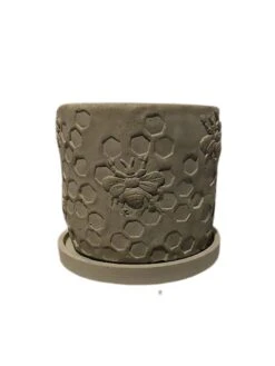 Concrete Honeycomb Bee Planter -Garden Supply Store 8613044 01v