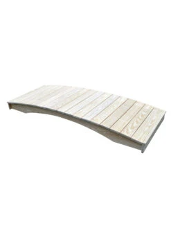 Plank Garden Bridge Unfinished 3' X 12' -Garden Supply Store 8613097 01v