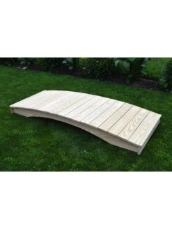 Plank Garden Bridge Unfinished 3' X 12' -Garden Supply Store 8613097 02v