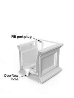Fairfield Self-Watering Window Box, 2’ -Garden Supply Store 8613268 04V tif