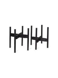 Adjustable Bamboo Plant Stand, Set Of 2 -Garden Supply Store 8613292 5782