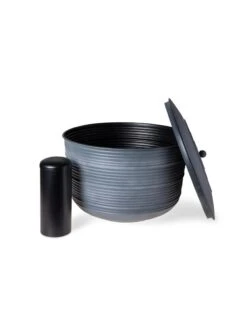 Ribbed Hose Pot With Lid -Garden Supply Store 8613332 5804
