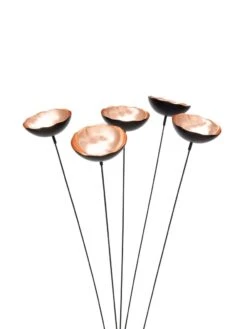 Copper Poppy Sways, Set Of 5 6 Copper Poppy Sways, Set Of 5 -Garden Supply Store 8613342 9215