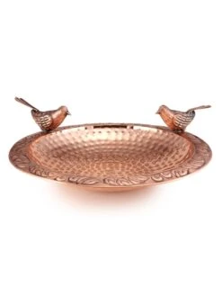 Pure Copper Bird Bath With Two Copper Birds And Multipronged Garden Pole 8 Pure Copper Bird Bath With Two Copper Birds And Multipronged Garden Pole -Garden Supply Store 8613378 04v