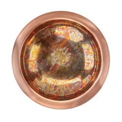 Pure Copper Bird Bath With Hand-Applied Fired Finish And Multipronged Garden Pole -Garden Supply Store 8613380 02v