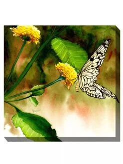 Butterfly Kiss Outdoor Wall Art -Garden Supply Store 8613998 01V 3 4