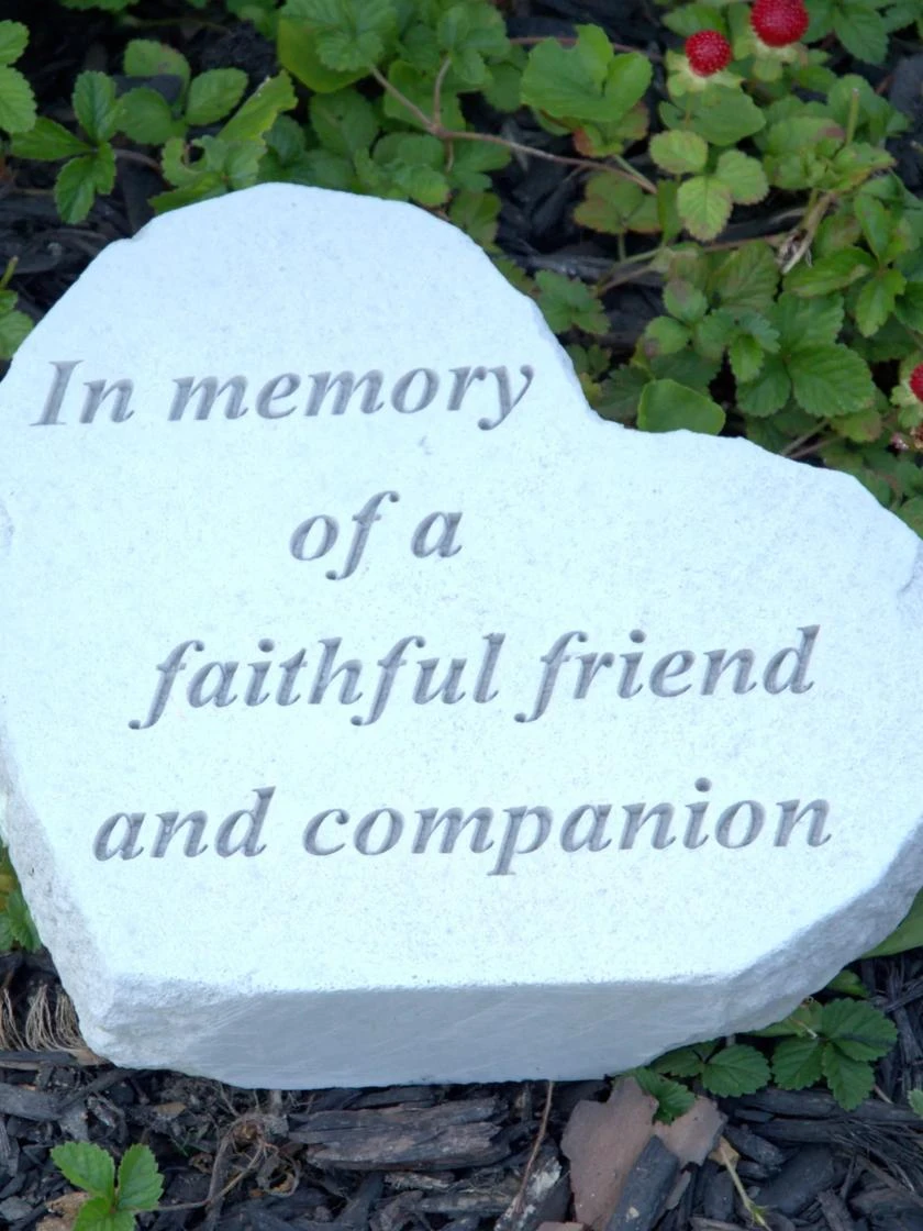 In Memory Of A Faithful Friend Memorial Stone 2 In Memory Of A Faithful Friend Memorial Stone - Image 2
