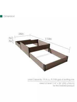 Terraced Triple Garden Bed 5 Terraced Triple Garden Bed -Garden Supply Store 8614257 01V 3 4