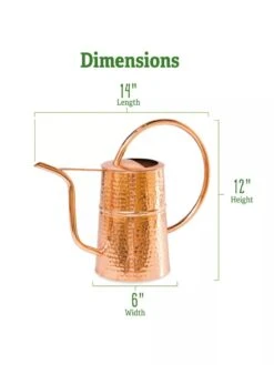 Copper Indoor Watering Can -Garden Supply Store Copper Watering Can