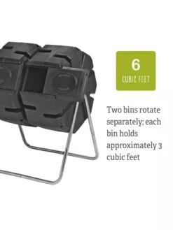 Dual-Batch Compost Tumbler 6 Dual-Batch Compost Tumbler -Garden Supply Store Dual Compost Bin 5