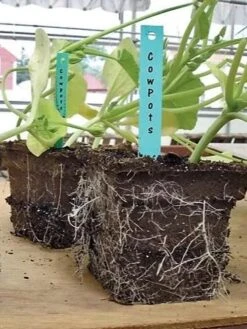 2-3/4" Square Cowpots 6-Packs, Set Of 4 5 2-3/4" Square Cowpots 6-Packs, Set Of 4 -Garden Supply Store GS37034 05